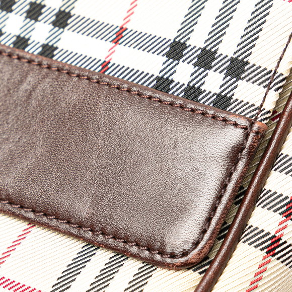 Pre-Loved Burberry House Check Canvas Crossbody - Picture 8 of 9